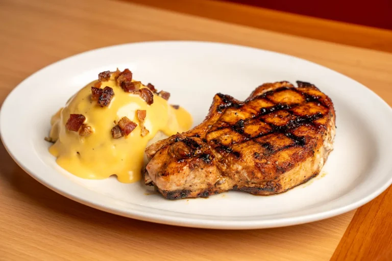 Sous Vide Bone-In Pork Chop at Butcher Block Bay St. Louis